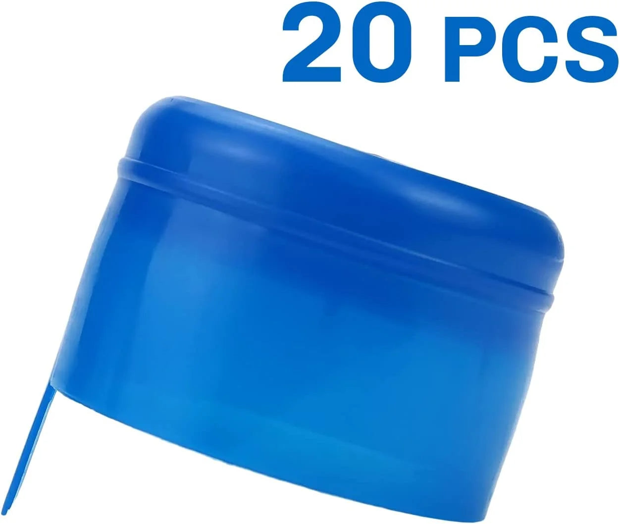 UWANTME 20PCS Reusable Water Jug Lid Replacement for 3 & 5 Gallon, Spill Resistant Silicone Water Bottle Cap