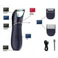 Body Hair Trimmer for Men, Electric Groin Hair Trimmer, Rechargeable Body Groomer, Replaceable Ceramic Blade Heads, Waterproof Wet/Dry Clippers, Male Pubic Hair Hygiene Razor