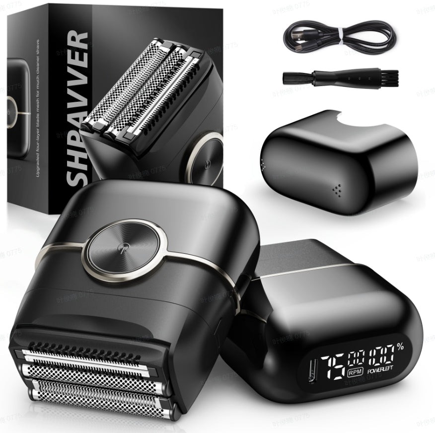 Nogroa Electric Foil Shaver for Men, Mini Electric Razor